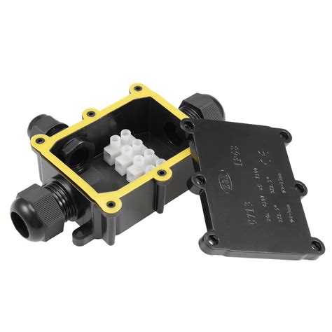 3 way outdoor junction box|exterior waterproof junction box.